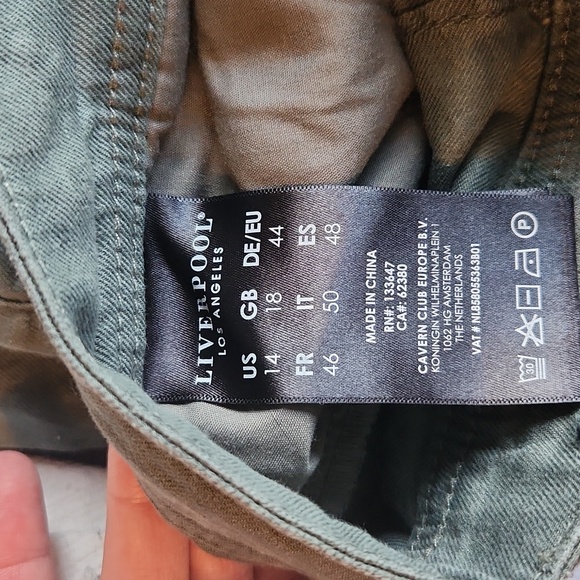 Liverpool Linen Blend Pants - Picture 7 of 9